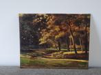 Zeer mooi schilderij op paneel - huile sur panneau, Ophalen of Verzenden