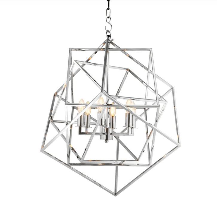 Hanglamp PTMD MATRIX 3D Lamp, Huis en Inrichting, Lampen | Plafondlampen, Zo goed als nieuw, Metaal, Ophalen