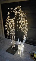 Treurwilg  en reeke met lampjes voor buiten, Ophalen, Zo goed als nieuw