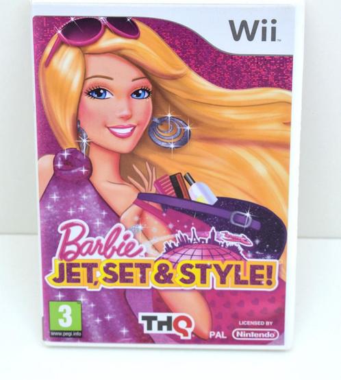 * Wii -  BARBIE Jet Set & Style - Nintendo Game RARE, Games en Spelcomputers, Games | Nintendo Wii, Zo goed als nieuw, Simulatie