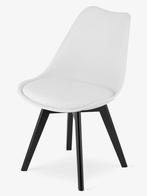 Eetkamerstoel, Wit, Past nagenoeg in elk interieur, Zo goed als nieuw, Vier