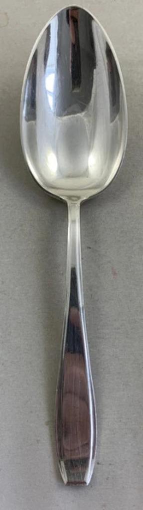 Sola 90 Pleet 1640 Verzilverde Groentelepel Serveerlepel, Huis en Inrichting, Keuken | Bestek, Zo goed als nieuw, Verzenden