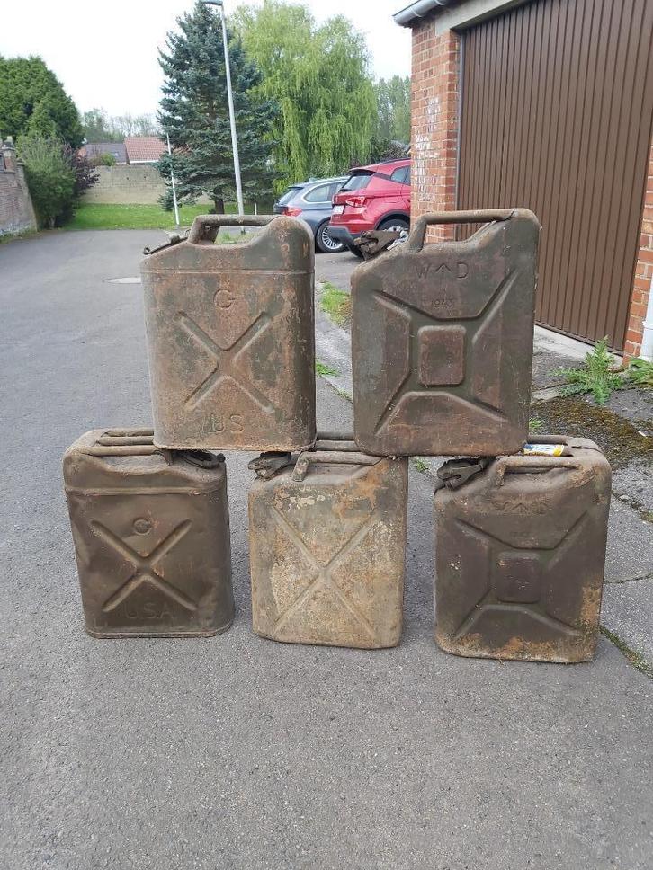 Militaire jerrycan, Tweede Wereldoorlog, Verzamelen, Militaria | Tweede Wereldoorlog, Landmacht, Overige typen, Ophalen
