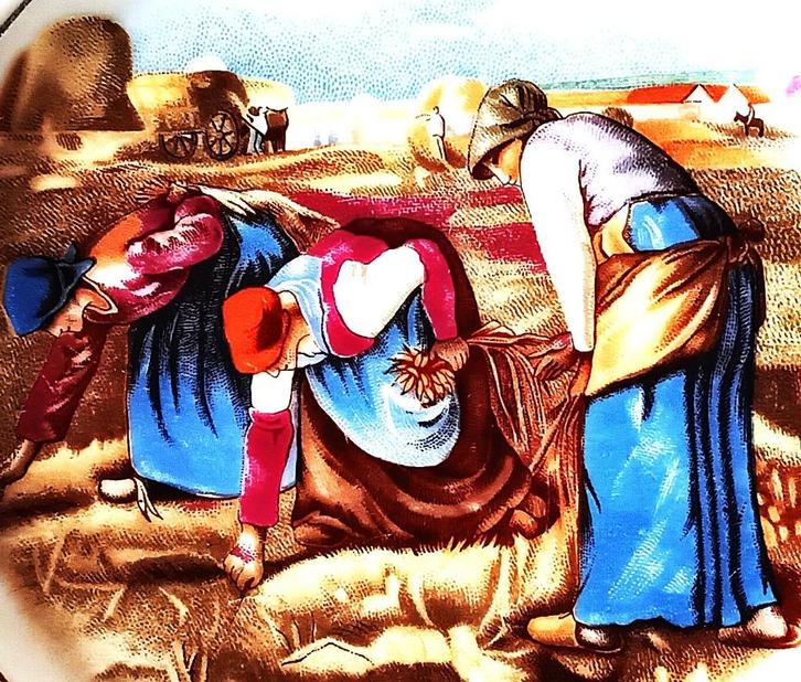 Sierbord 'DE ARENLEESTERS' naar schilderij Millet, Antiek en Kunst, Curiosa en Brocante, Ophalen
