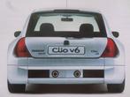 Renault Clio V6 Brochure, Boeken, Auto's | Folders en Tijdschriften, Ophalen of Verzenden, Renault