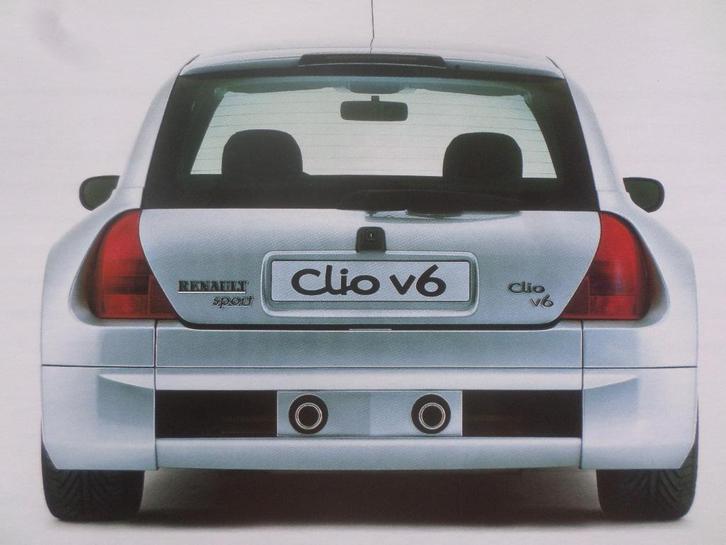 Renault Clio V6 Brochure, Boeken, Auto's | Folders en Tijdschriften, Renault, Ophalen of Verzenden