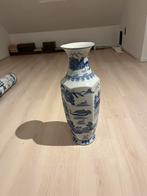 Grote blauw-witte porseleinen vaas – Boch Maastricht – Delft, Enlèvement