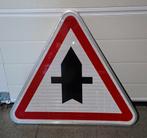 Echt verkeersbord B15a Voorrangskruising 66x60cm, Ophalen, Gebruikt