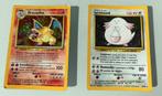 Cartes rare Pokémon Dracaufeu et Leveinard + 8 cartes rare, Enlèvement ou Envoi, Comme neuf, Plusieurs cartes