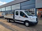 Ford Transit 2.0 TDCI 170 PK Open laadbak DC 6 Zits Euro 6, Auto's, Bestelwagens en Lichte vracht, 4 deurs, Achterwielaandrijving