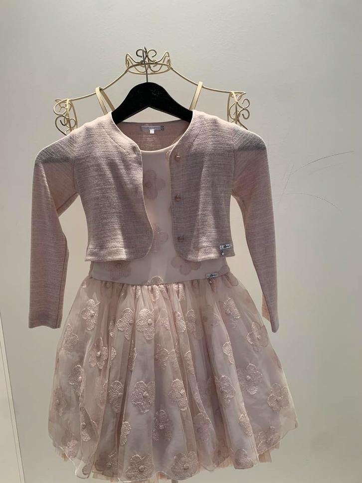 Comminie/lente/suite kleed gymp 128, Kinderen en Baby's, Kinderkleding | Maat 128, Zo goed als nieuw, Ophalen of Verzenden