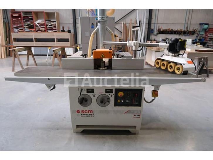 Toupie avec entraineur 4 rouleaux SCM T120N, Articles professionnels, Machines & Construction | Autre