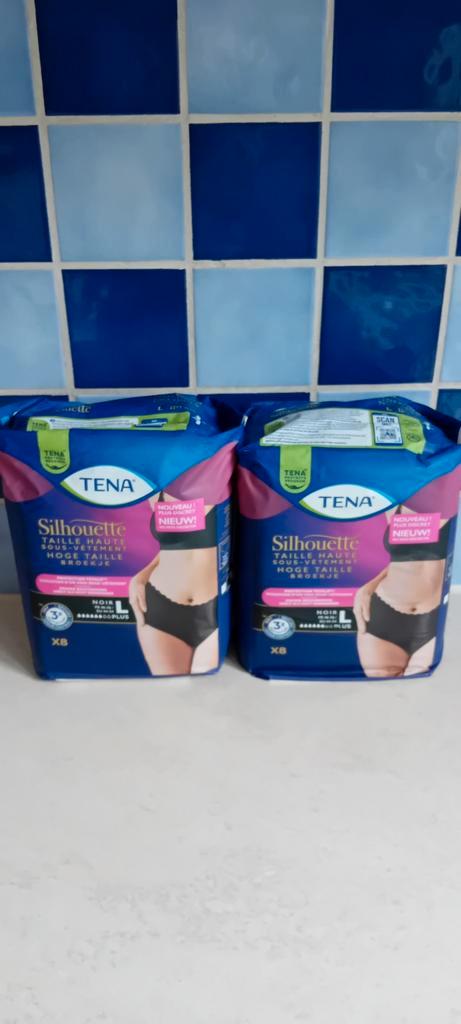 2 paquets de culottes noires Tena Silhouette taille L, Divers, Matériel Infirmier, Neuf, Enlèvement ou Envoi