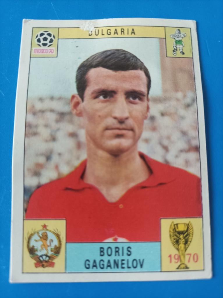 Panini Mexico 70, Bulgarie Boris Gaganelov, Enlèvement ou Envoi