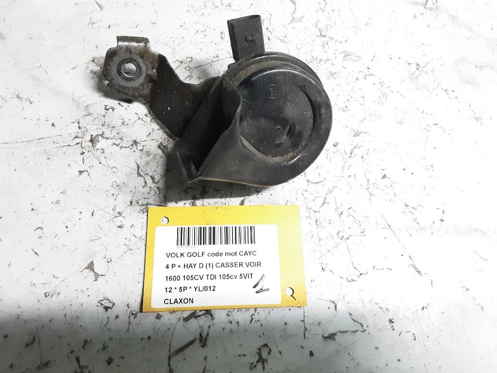 AVERTISSEUR/KLAXON Volkswagen Golf VI (5K1) (1K0951206M), Volkswagen, Mevr. I. Hauben, Utilisé, Rue de l'Espoir 34 34
4030  GRIVEGNÉE, BE