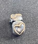 Pince Pandora en forme de cœur tressé, Enlèvement ou Envoi, Pandora, Or, Utilisé