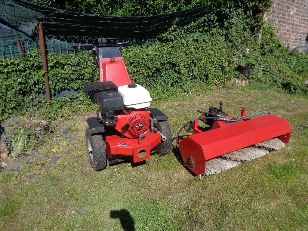 Motorculteur Kersten avec moteur Honda de balayeuse, Jardin & Terrasse, Balayeurs, Enlèvement, Utilisé, Kersten tielburger