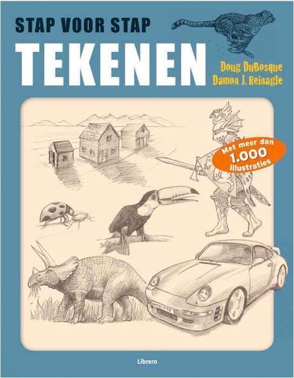 stap voor stap tekenen, Boeken, Hobby en Vrije tijd, Zo goed als nieuw, Tekenen en Schilderen, Geschikt voor kinderen, Ophalen