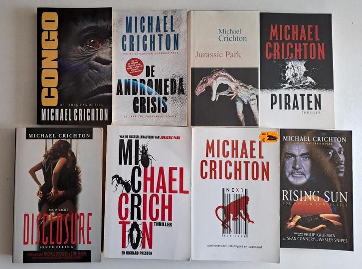 Boeken Michael Crichton, Boeken, Thrillers, Gelezen, Ophalen of Verzenden