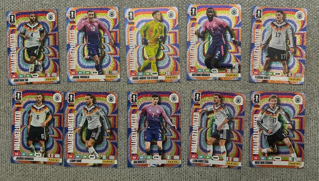 Panini Fifa world cup 2026 Limited editions vanaf 2 eu/stuk, Ophalen of Verzenden, Nieuw, Meerdere plaatjes