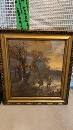 Ensemble de chromolithographies anciennes dans un cadre, Enlèvement ou Envoi