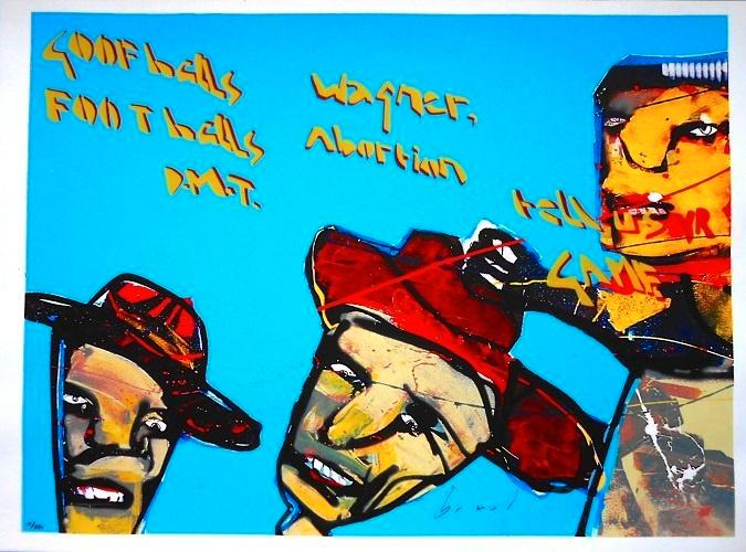 Herman Brood - "Goofballs", Antiek en Kunst, Kunst | Litho's en Zeefdrukken, Verzenden