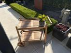 Prachtige terrastrolley Gloster teakhout, Tuin en Terras, Ophalen, Zo goed als nieuw