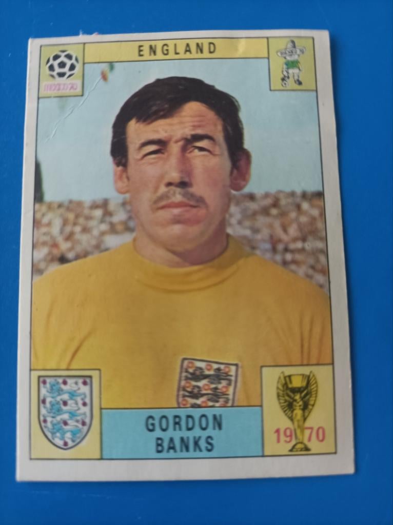 Panini Mexico 70, Angleterre Gordon Banks, Enlèvement ou Envoi