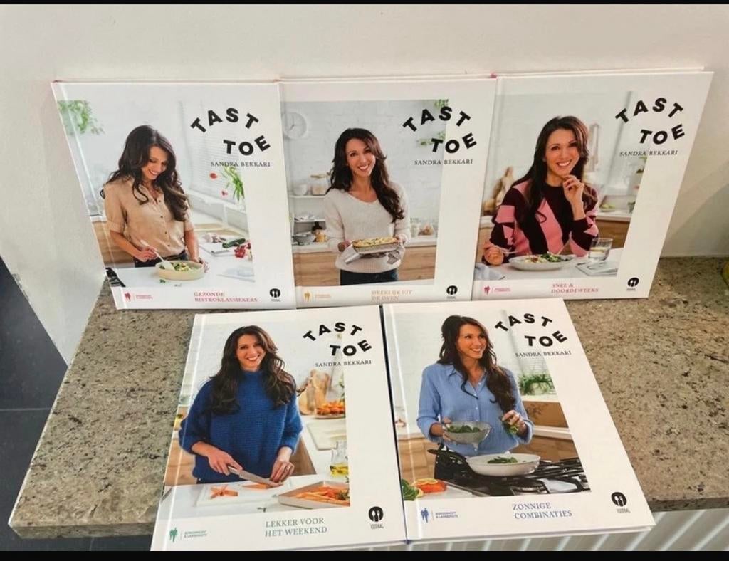 Sandra Bekkari 5 boekjes tast toe samen €30, Boeken, Ophalen of Verzenden