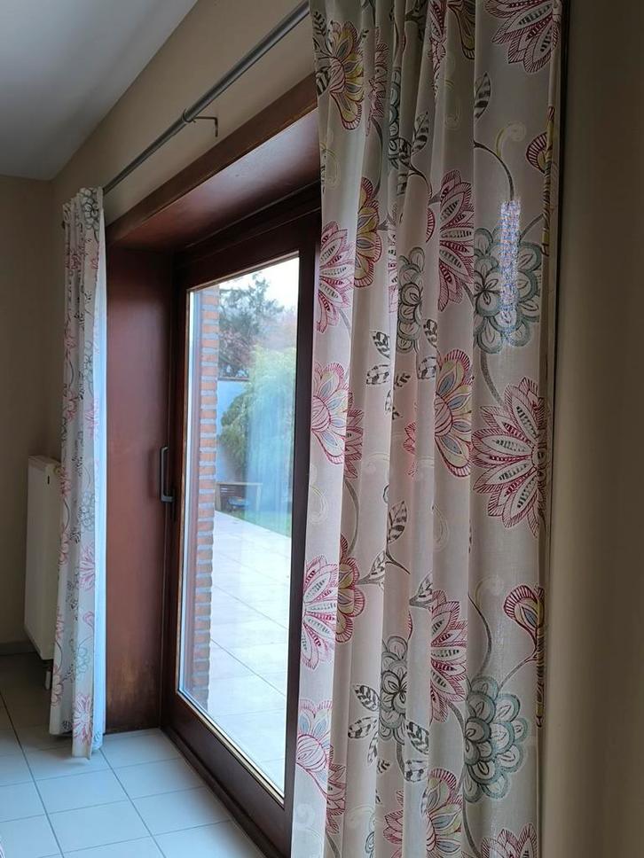 Lot tentures + Abat-jour, Huis en Inrichting, Stoffering | Gordijnen en Lamellen, Ophalen