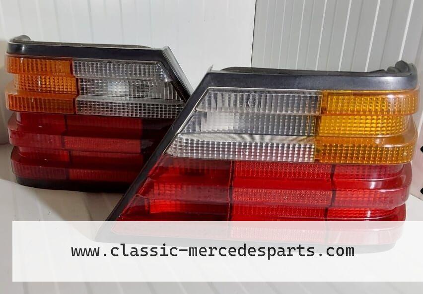 Achterlicht Links+Rechts. Mercedes w124 sedan 1985-1991 rood, Utilisé, -, -, Enlèvement ou Envoi