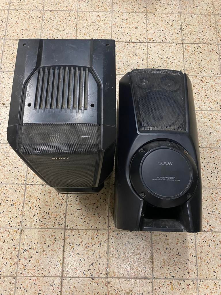 SONY SS-XB8AV-luidsprekers - Krachtige bas (S.A.W.-systeem), Audio, Tv en Foto, Luidsprekerboxen, Gebruikt, Sony, Ophalen of Verzenden