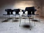 Vintage stoelen, Hammer Chairs van Fritz Hansen, Huis en Inrichting, Stoelen, Ophalen, Zwart, Zo goed als nieuw, Vintage Scandinavisch