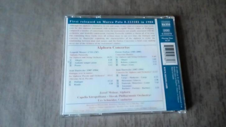 CD. Concertos pour cor des Alpes., CD & DVD, CD | Classique, Comme neuf, Enlèvement