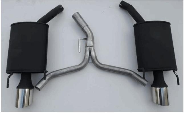 123 SPORTUITLAAT OPEL VECTRA C 1.6 1.8 y-stuk demper L+R  UI, Auto-onderdelen, Uitlaatsystemen, Nieuw, Verzenden