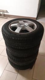 4 jantes avec pneus d'hiver 195/65 R15 91T M+S, Autos : Pièces & Accessoires, Pneus & Jantes, 15 pouces, Pneus et Jantes, Pneus hiver