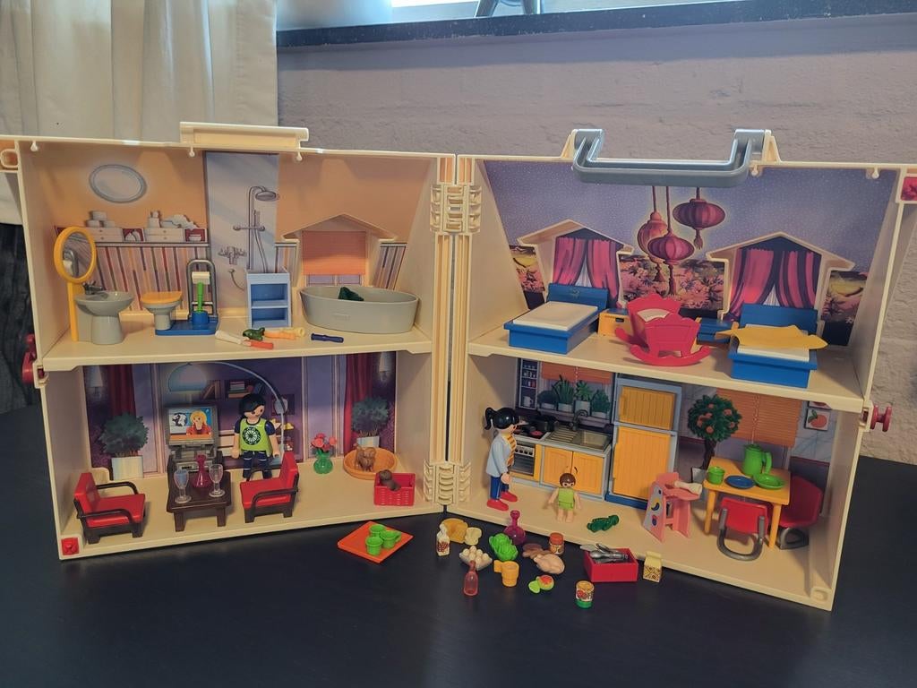 Playmobiel (meeneem) huis, Ophalen