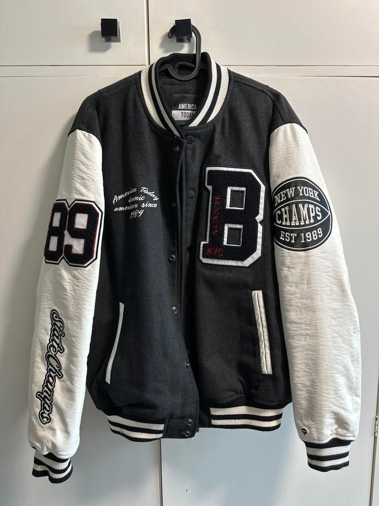 Veste Varsity America Today, Vêtements | Hommes, Vestes | Été, Comme neuf, Taille 46 (S) ou plus petite, Noir, Enlèvement ou Envoi
