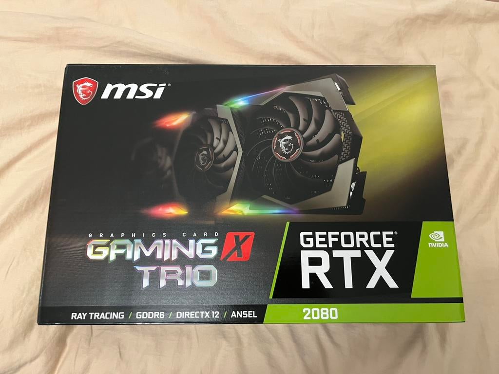 MSI RTX 2080, Computers en Software, Videokaarten, Ophalen, Zo goed als nieuw