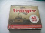 2 CD BOX - LIEDJES VAN VROEGER - 40 HITS, Cd's en Dvd's, Ophalen of Verzenden, Zo goed als nieuw, Nederlandstalig, Boxset