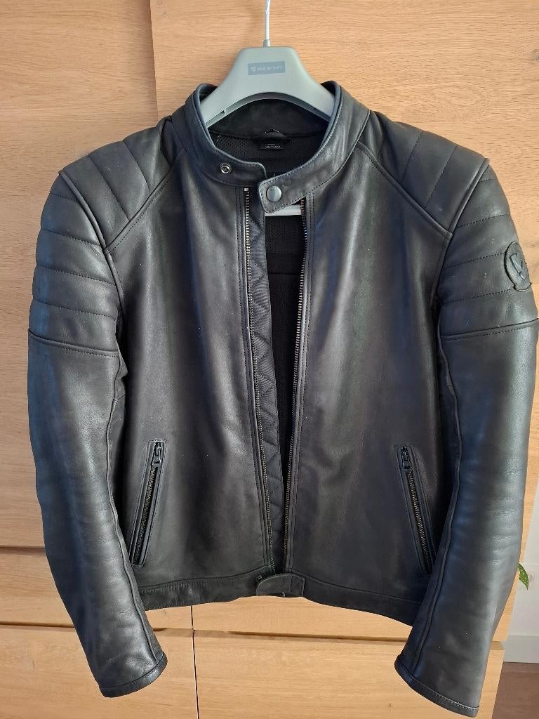 Rev'it! Stewart Leren motorjas - Maat 50, Motoren, Kleding | Motorkleding, Ophalen, Tweedehands, Jas | leer, REV’IT!