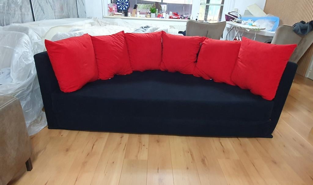 Ronde bank voor zitten en slapen, Ophalen