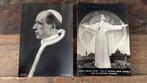 2 historische ansichtkaarten Paus Pius XII (Eugenio Pacelli), Verzamelen, Verzenden, Zo goed als nieuw, Kaart of Prent, Christendom | Katholiek