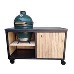 Luxe buitenkeuken + BGE - Staal & Dekton, Jardin & Terrasse, Cuisines extérieures, Neuf, Enlèvement ou Envoi, Charbon, Big Green Egg