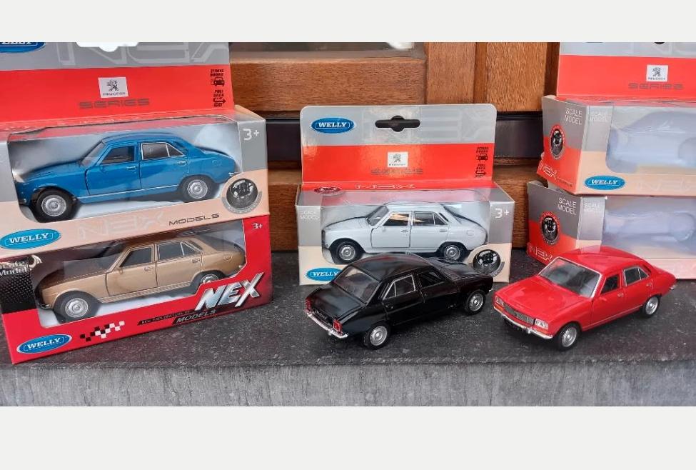 14 schaalmodellen Peugeot 403 & 404 cabriolet en 504, nieuw, Ophalen, Nieuw, Auto