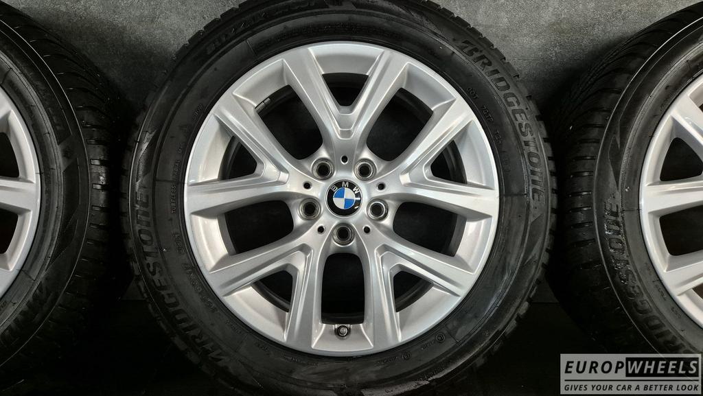 17 inch BMW Velgen Winterbanden X1 F48 X2 F39 Styling 574, Gebruikt, -, -, Banden en Velgen
