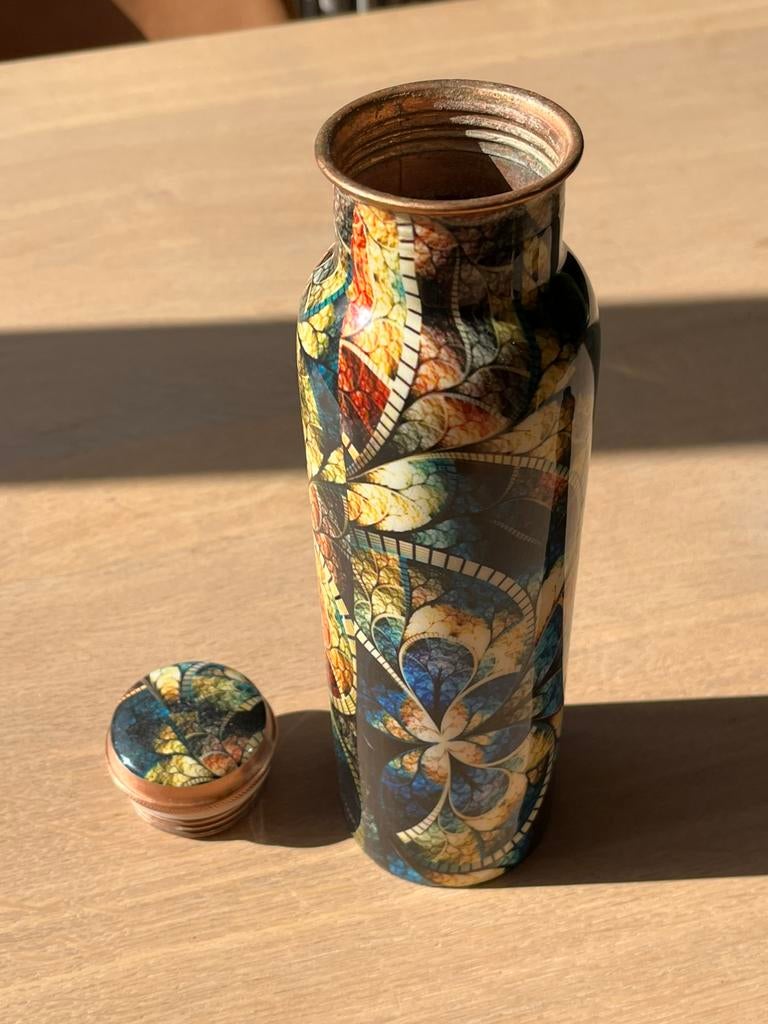 Koperen drinkfles, Ophalen, Gebruikt