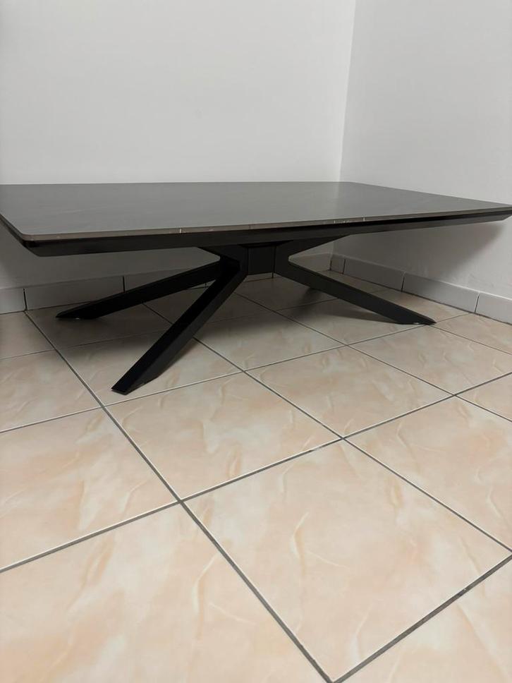 Salontafel antraciet kleur, Huis en Inrichting, Tafels | Salontafels, Gebruikt, Ophalen