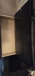 Ikea malm commode 3 tiroirs noir, Maison & Meubles, Armoires | Commodes, Enlèvement, Neuf, 50 à 100 cm