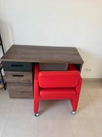 Bureau met 2 leren zetels, Ophalen, Bureau